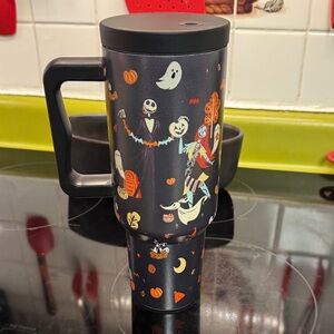 Halloween Themed Travel Mug with Handle